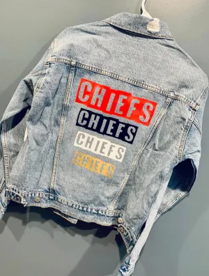 4 COLOR CHIEFS JEAN JACKET