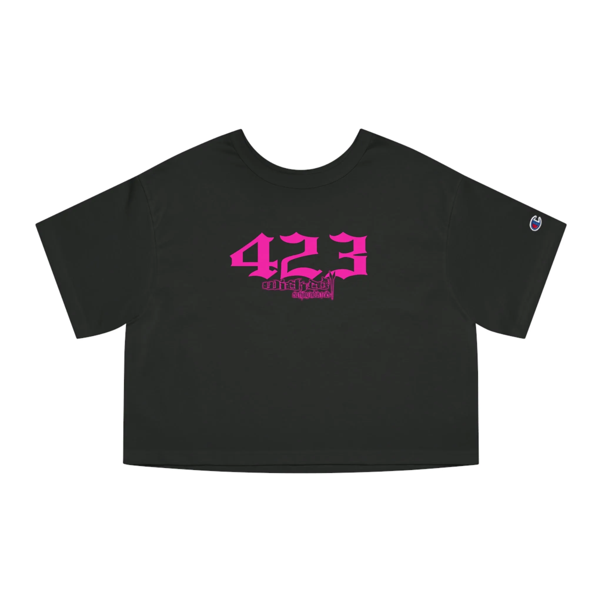 423 Hot Pink / Cropped T-Shirt