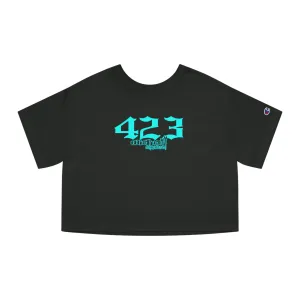 423 Teal Cropped T-Shirt