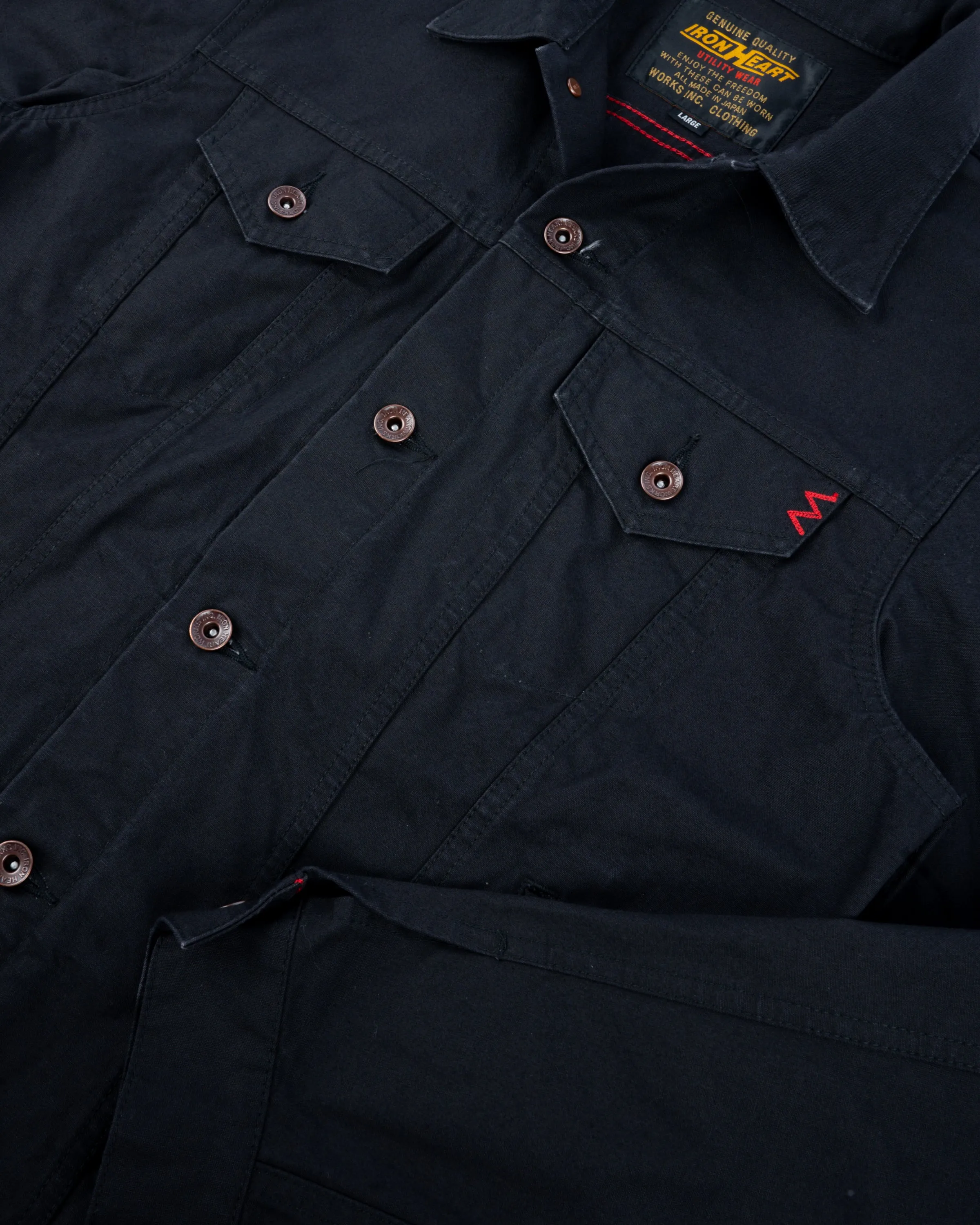 9oz Canvas Type III Jacket - Black