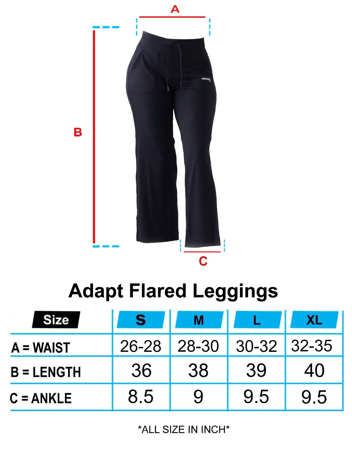Adapt Flared Leggings - Black