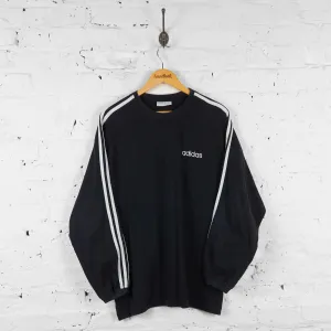 Adidas Long Sleeve T Shirt - Black - L