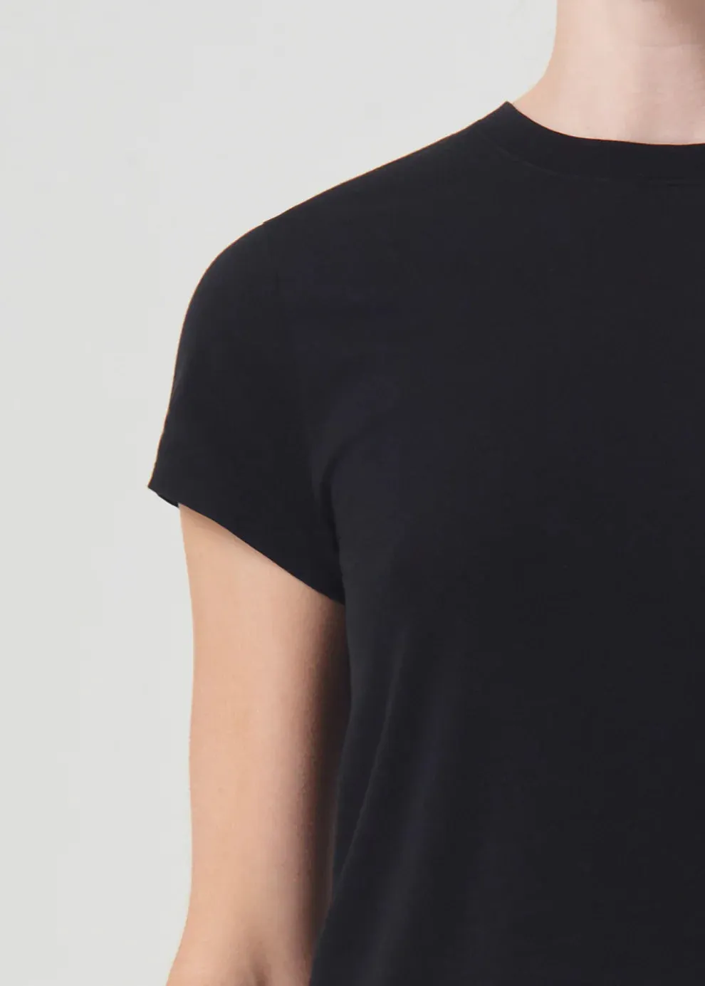 Adine Shrunken Tee - Black