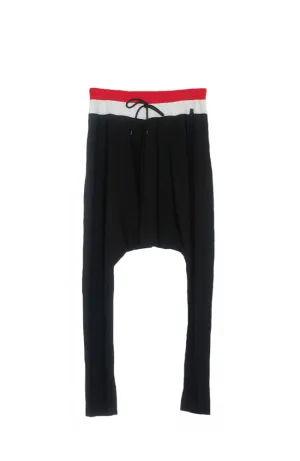 Adult Red Stripe Harem Pants