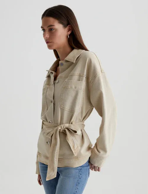 AG Jeans Nora Jacket in Sulfur Pumice