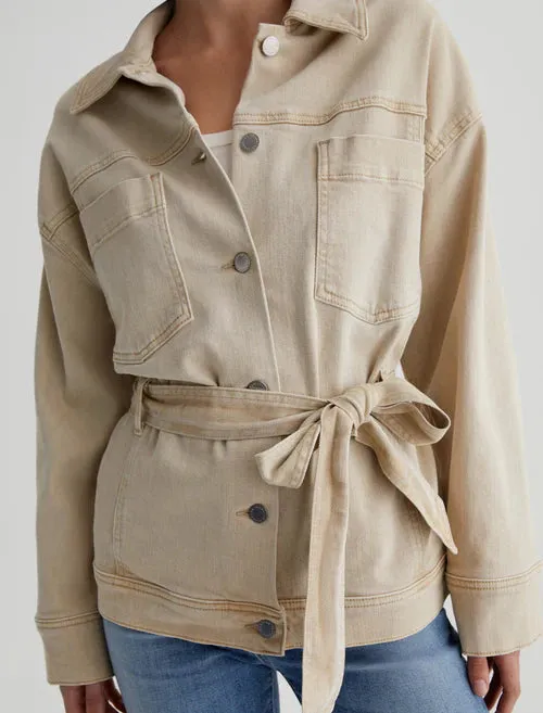 AG Jeans Nora Jacket in Sulfur Pumice