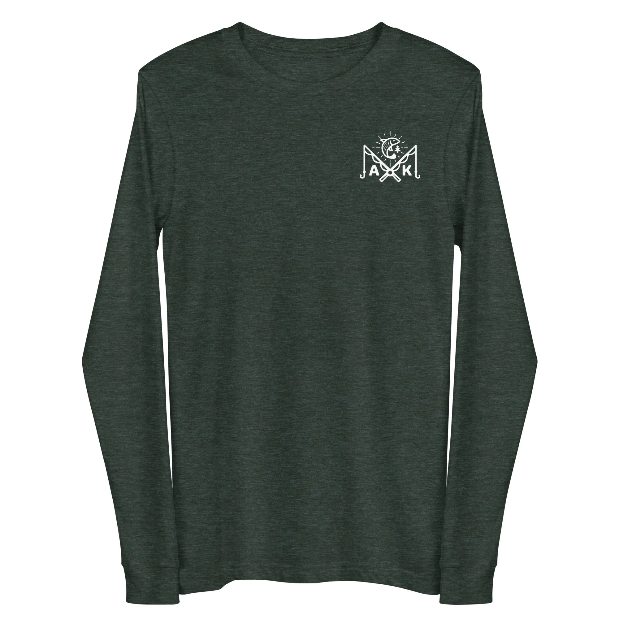 AK Fish Long Sleeve - White Lettering