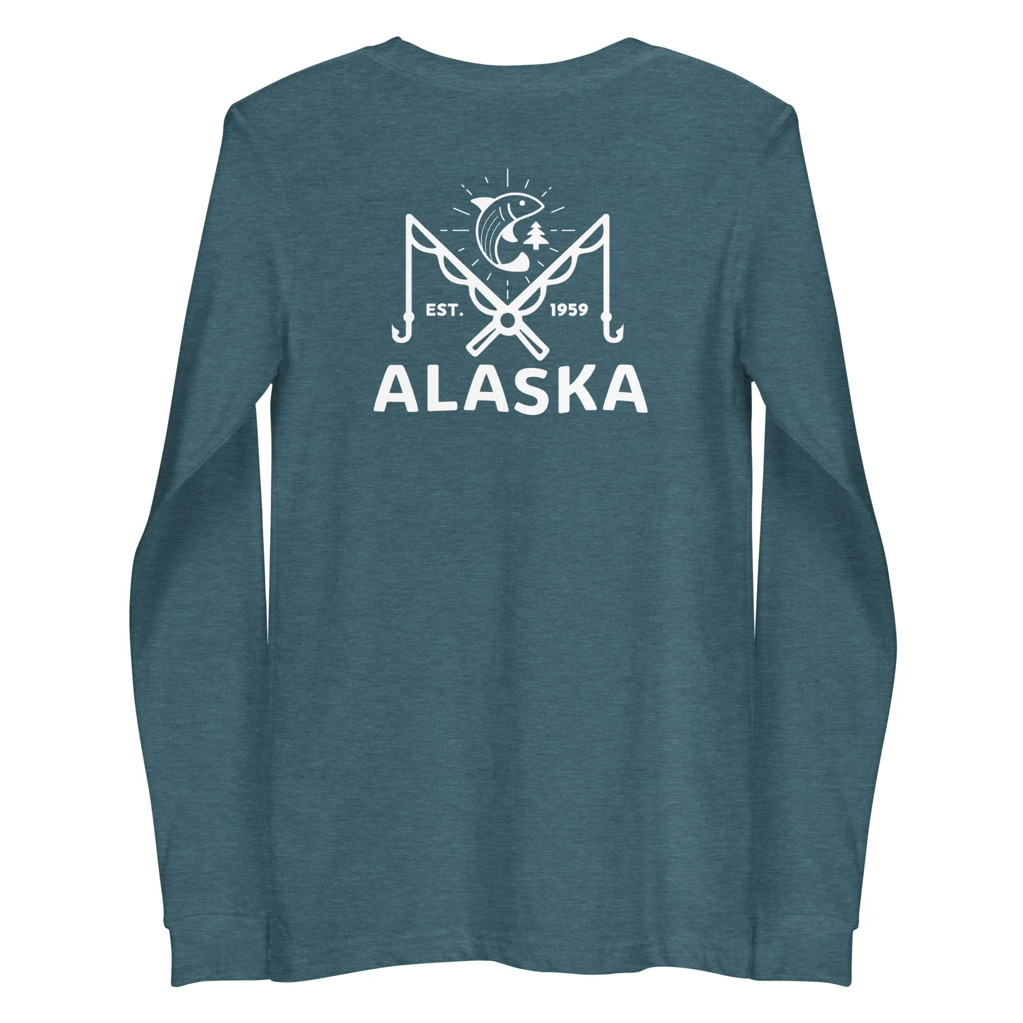 AK Fish Long Sleeve - White Lettering