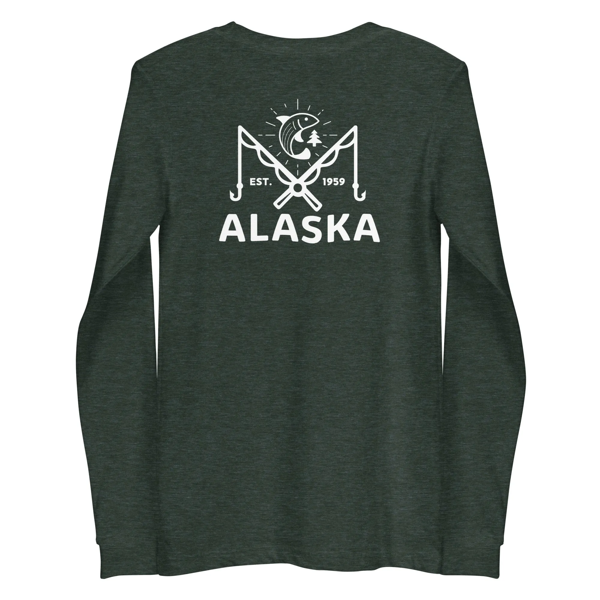 AK Fish Long Sleeve - White Lettering