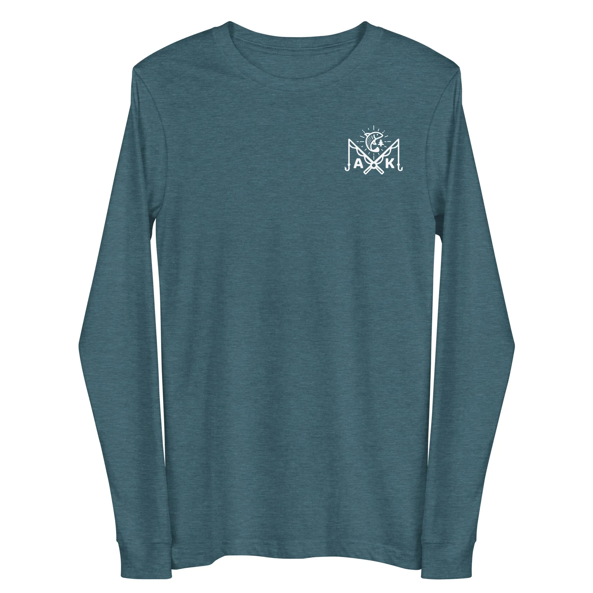 AK Fish Long Sleeve - White Lettering