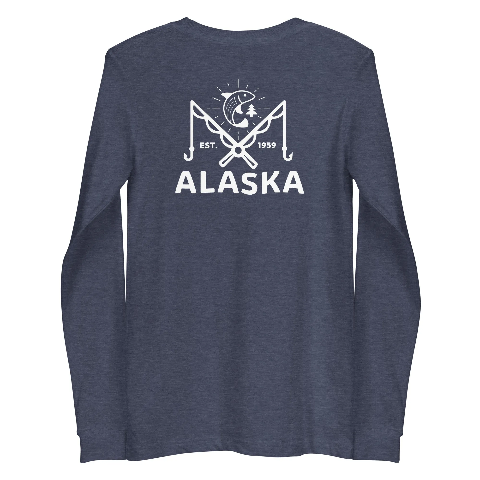 AK Fish Long Sleeve - White Lettering