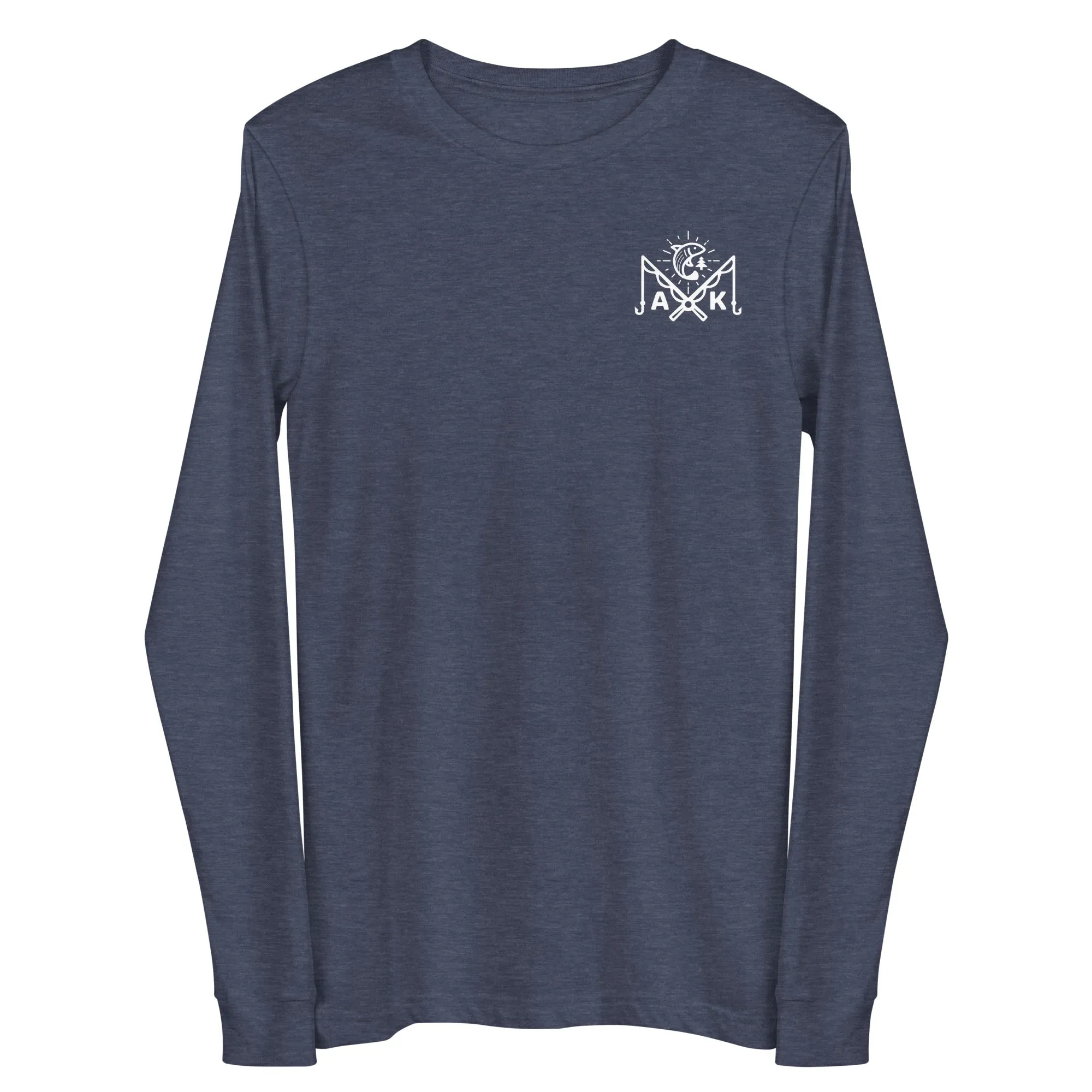 AK Fish Long Sleeve - White Lettering