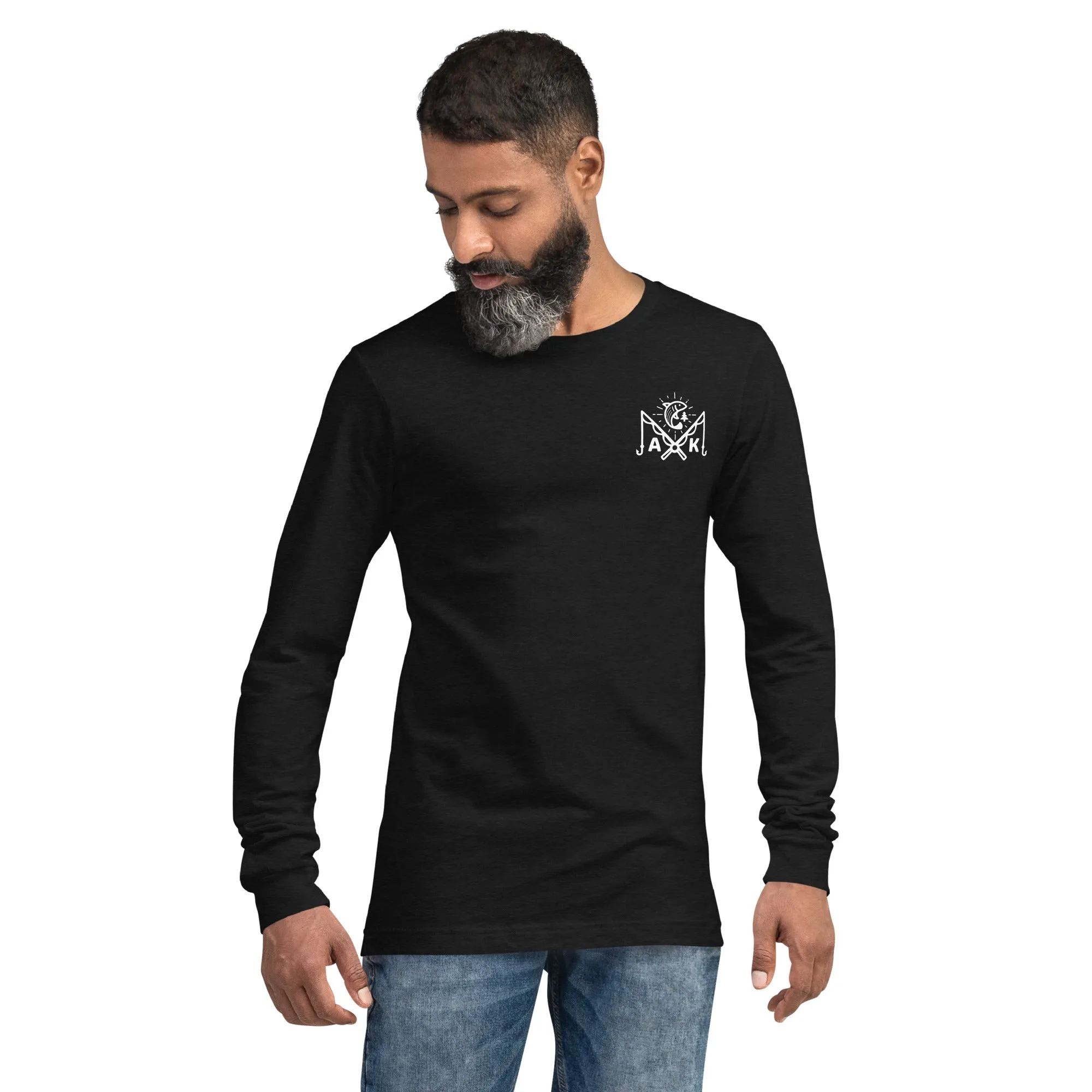AK Fish Long Sleeve - White Lettering