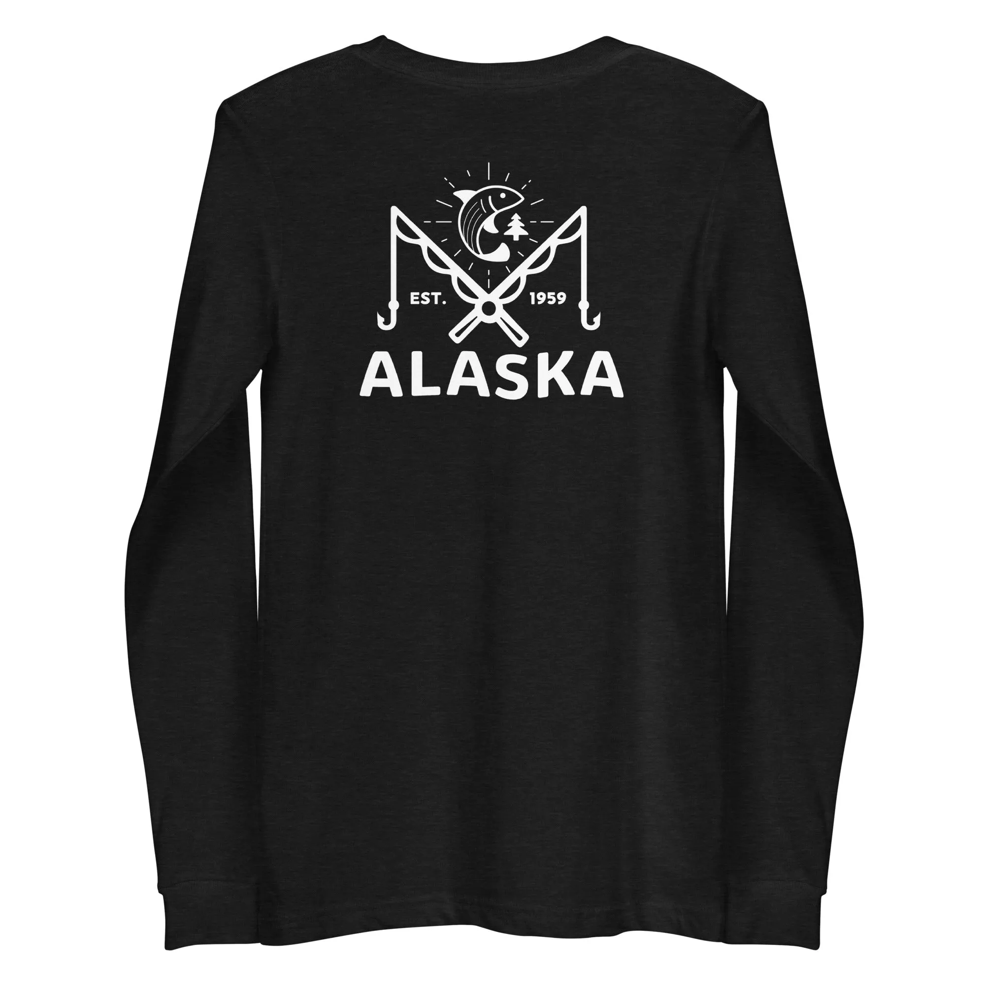 AK Fish Long Sleeve - White Lettering
