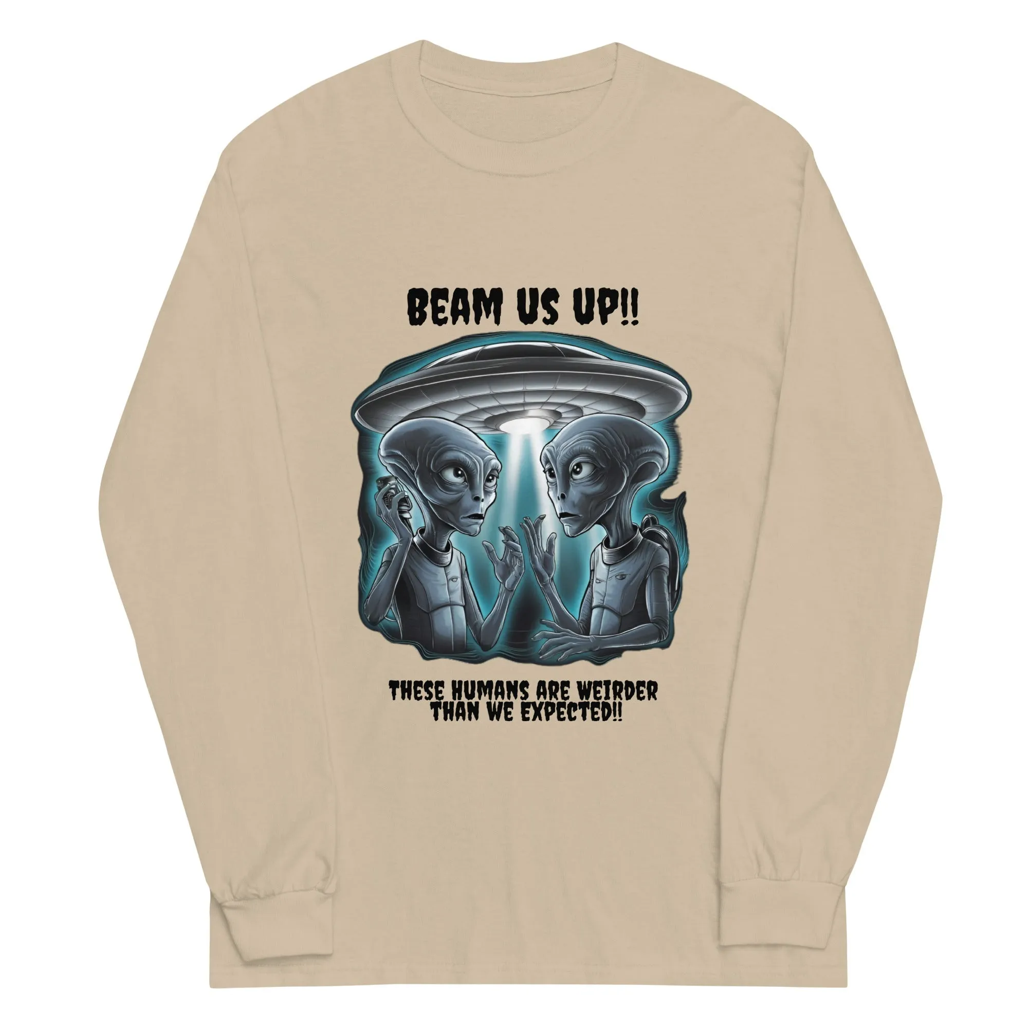 Alien Humor Men’s Long Sleeve Shirt