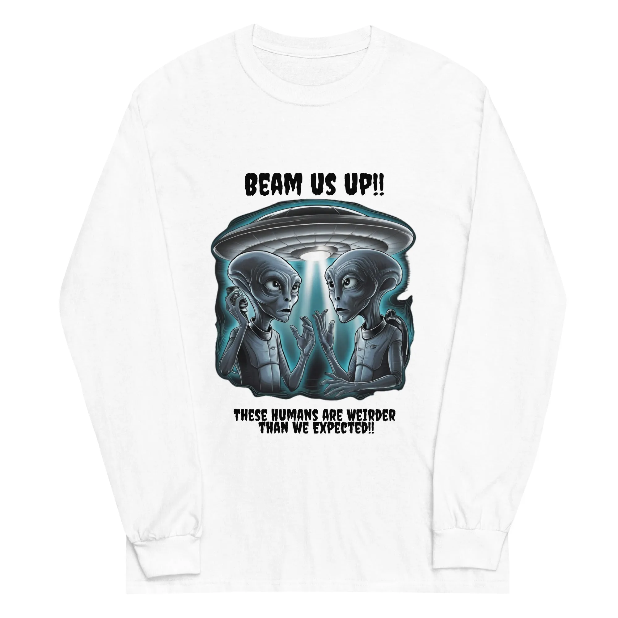 Alien Humor Men’s Long Sleeve Shirt