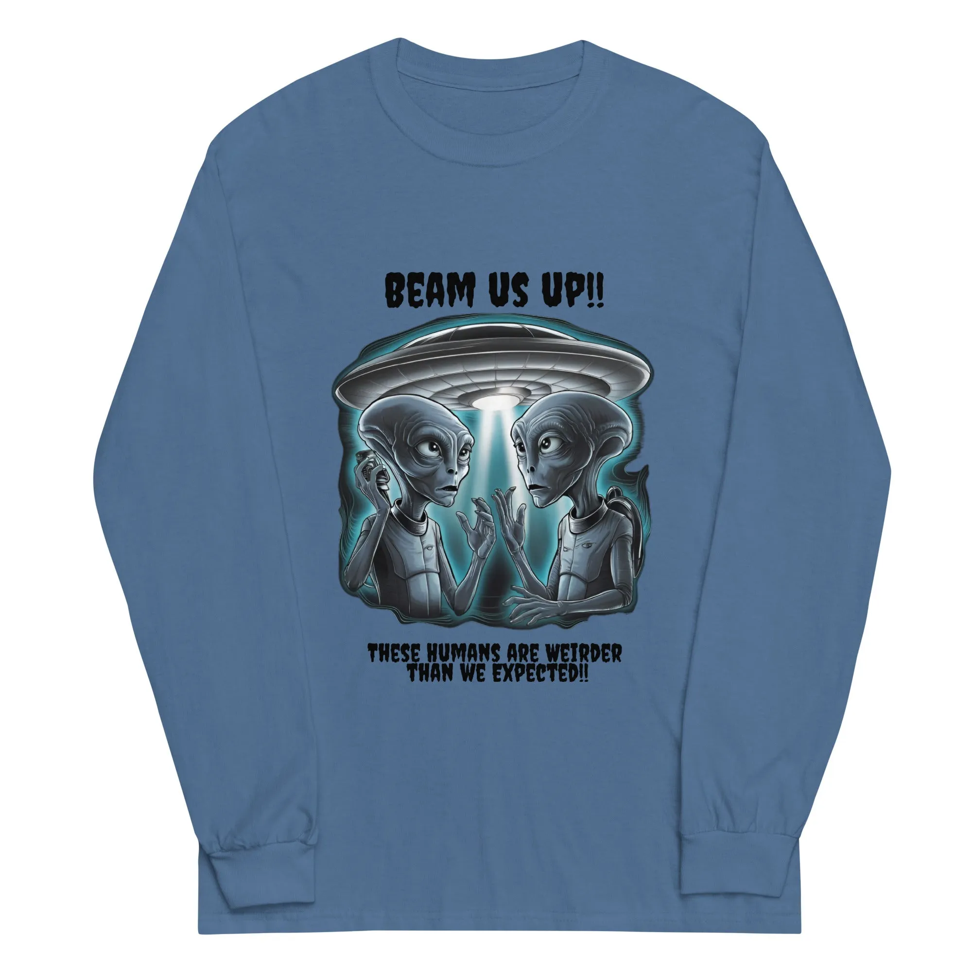Alien Humor Men’s Long Sleeve Shirt
