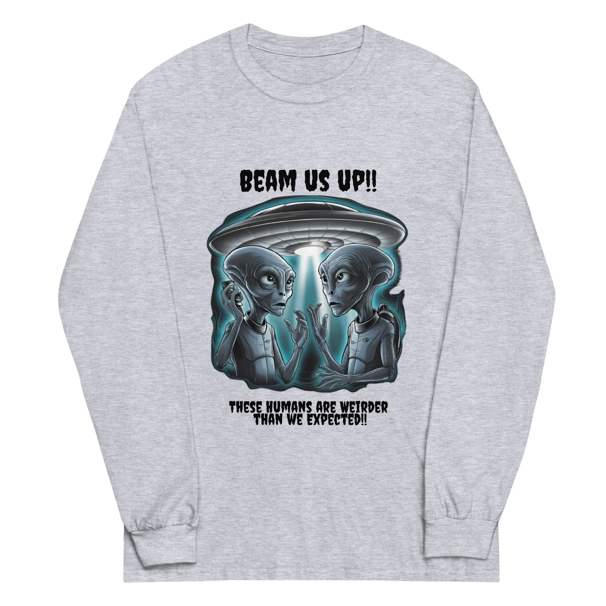 Alien Humor Men’s Long Sleeve Shirt