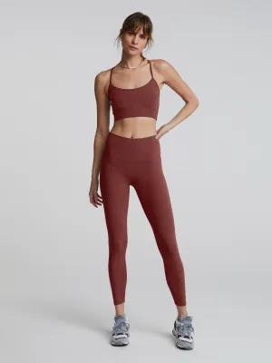 Always Super High Legging Rose Brown