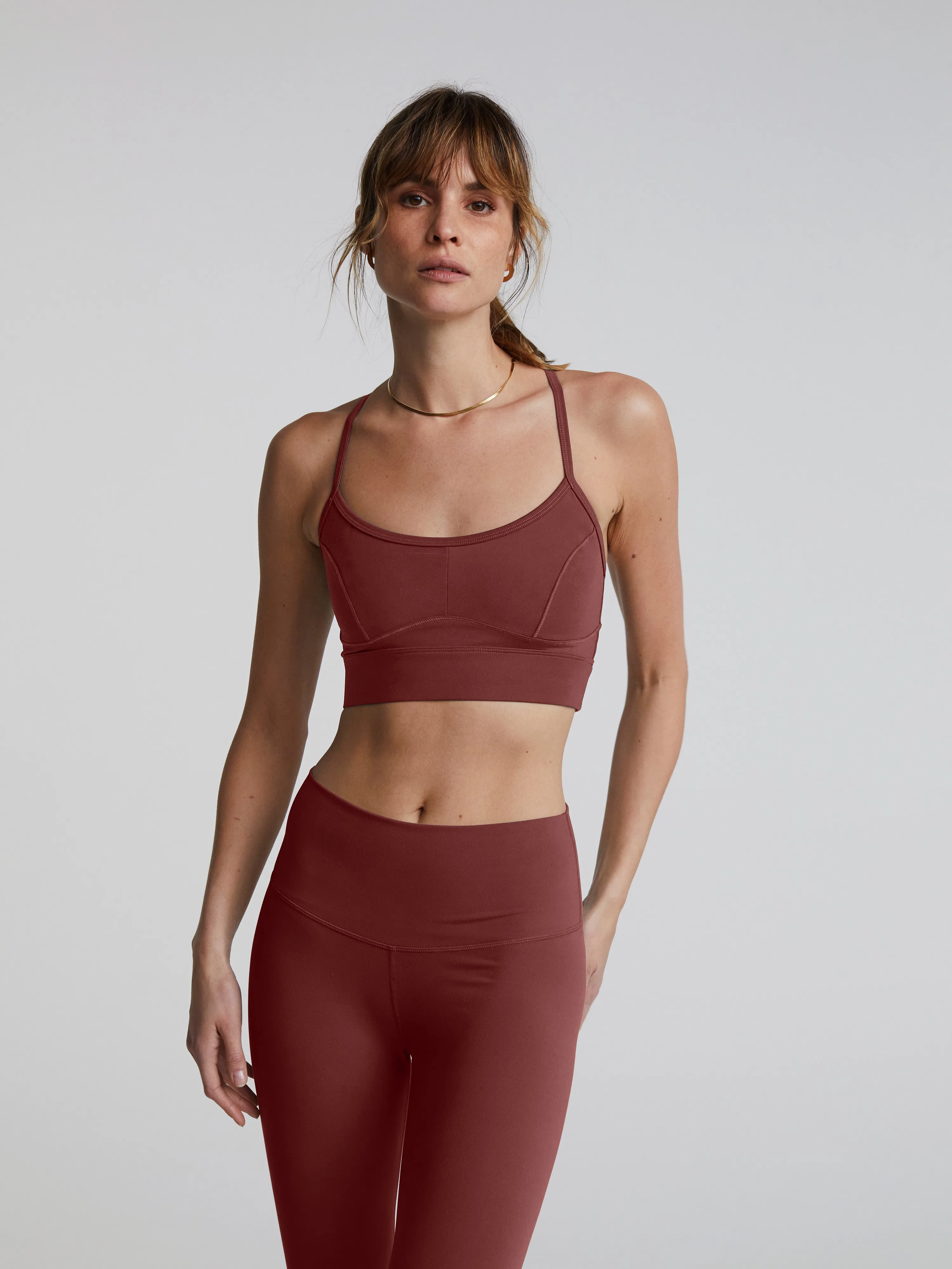 Always Super High Legging Rose Brown