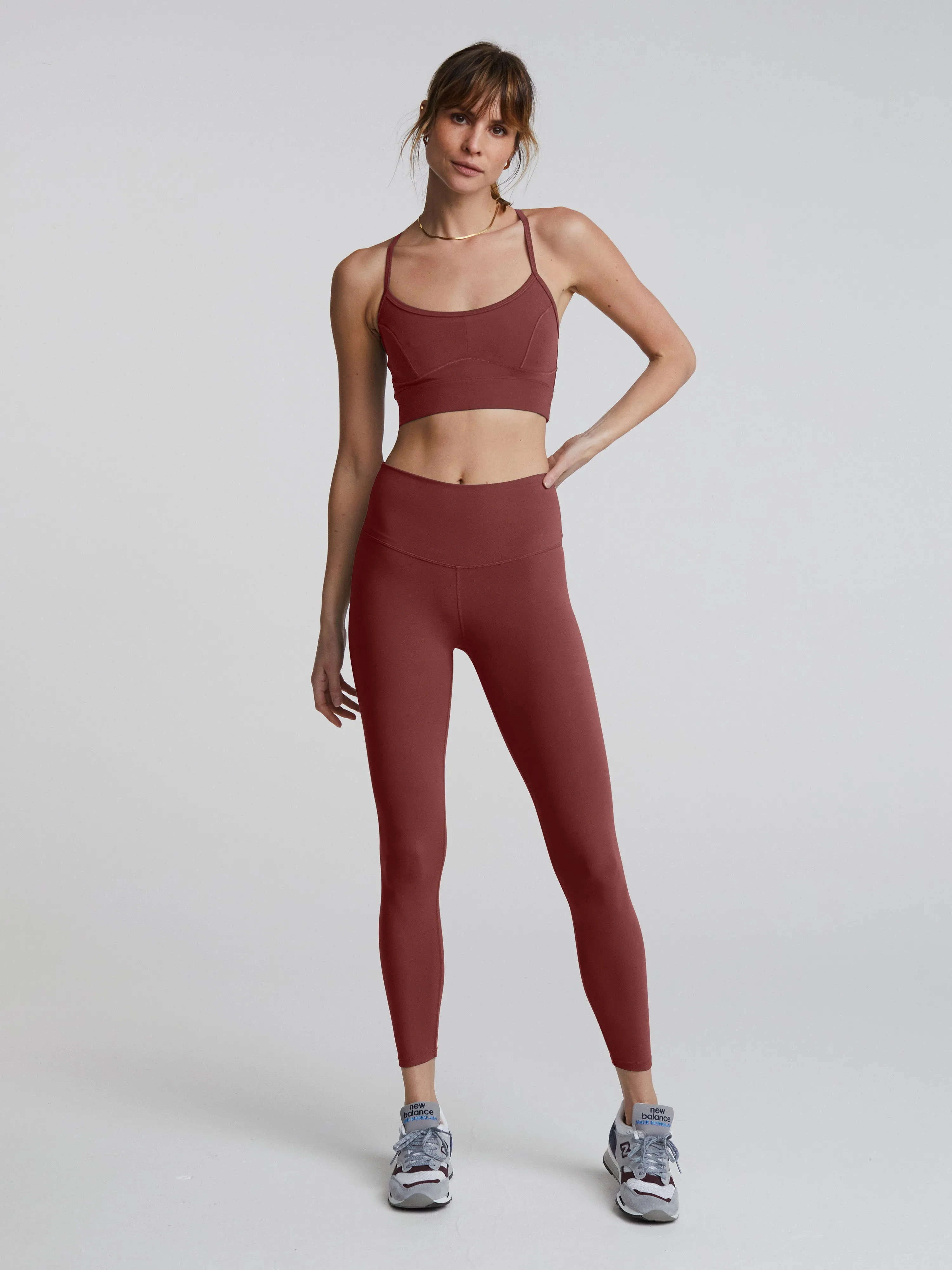 Always Super High Legging Rose Brown