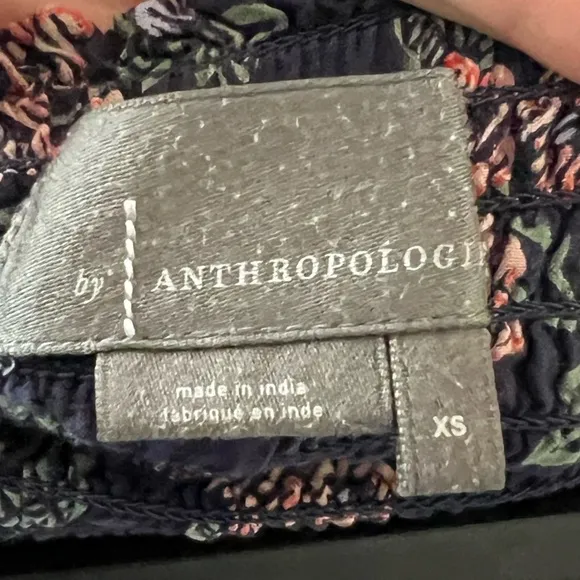 Anthropologie Darcy Smocked Sleep Top and Sweet Dreams Harem Sleep Pants Set