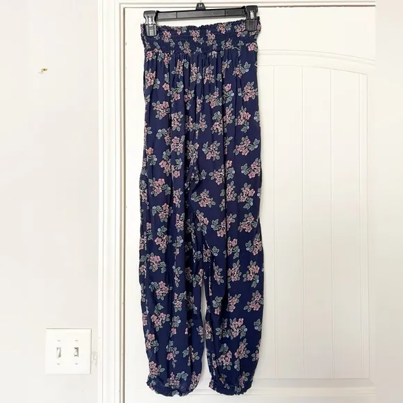 Anthropologie Darcy Smocked Sleep Top and Sweet Dreams Harem Sleep Pants Set