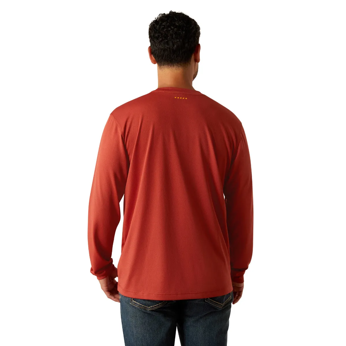 Ariat 10054531 Men's Rebar Heat Fighter Staple T-Shirt - Chili Oil