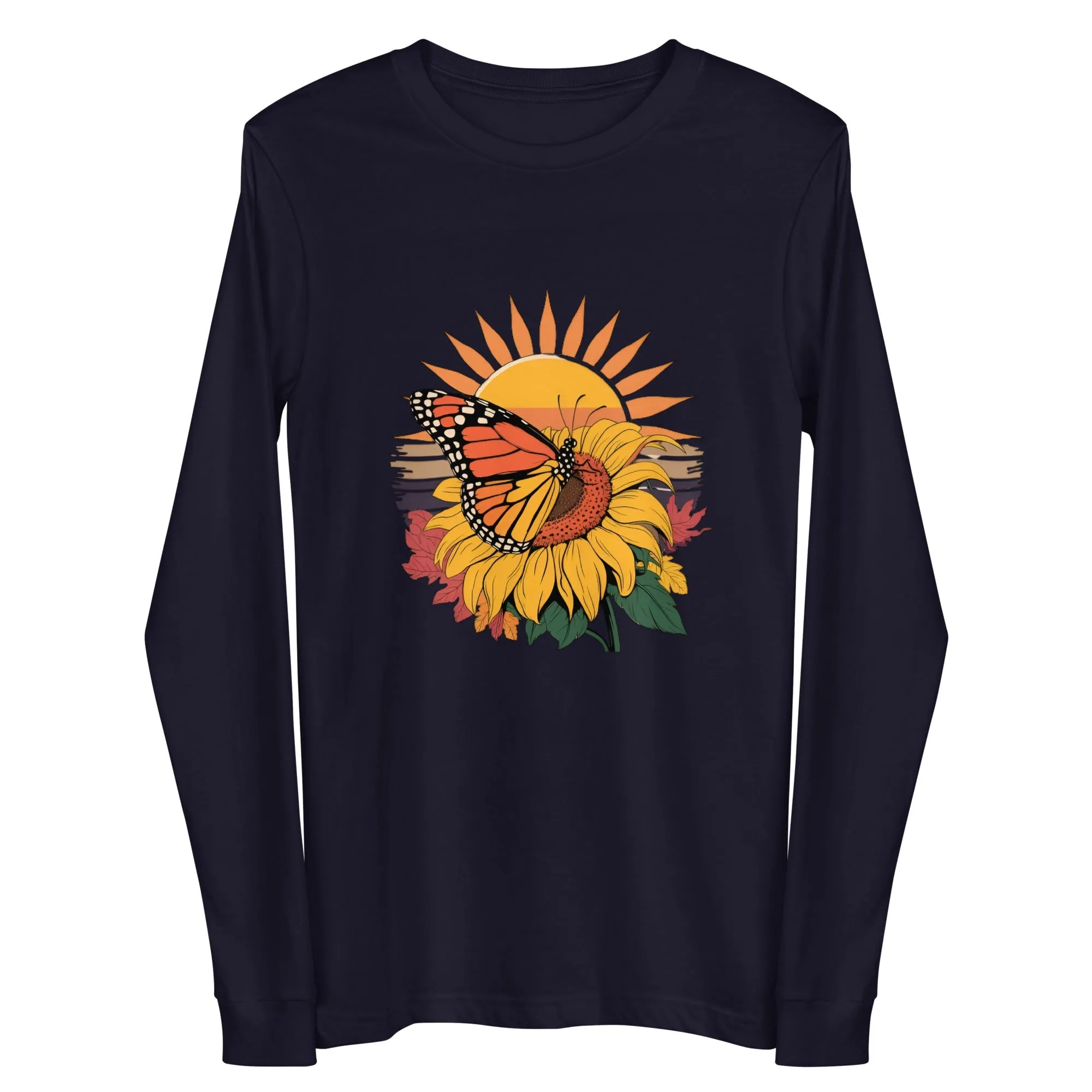 Autumn Butterfly Women's Long Sleeve Tee