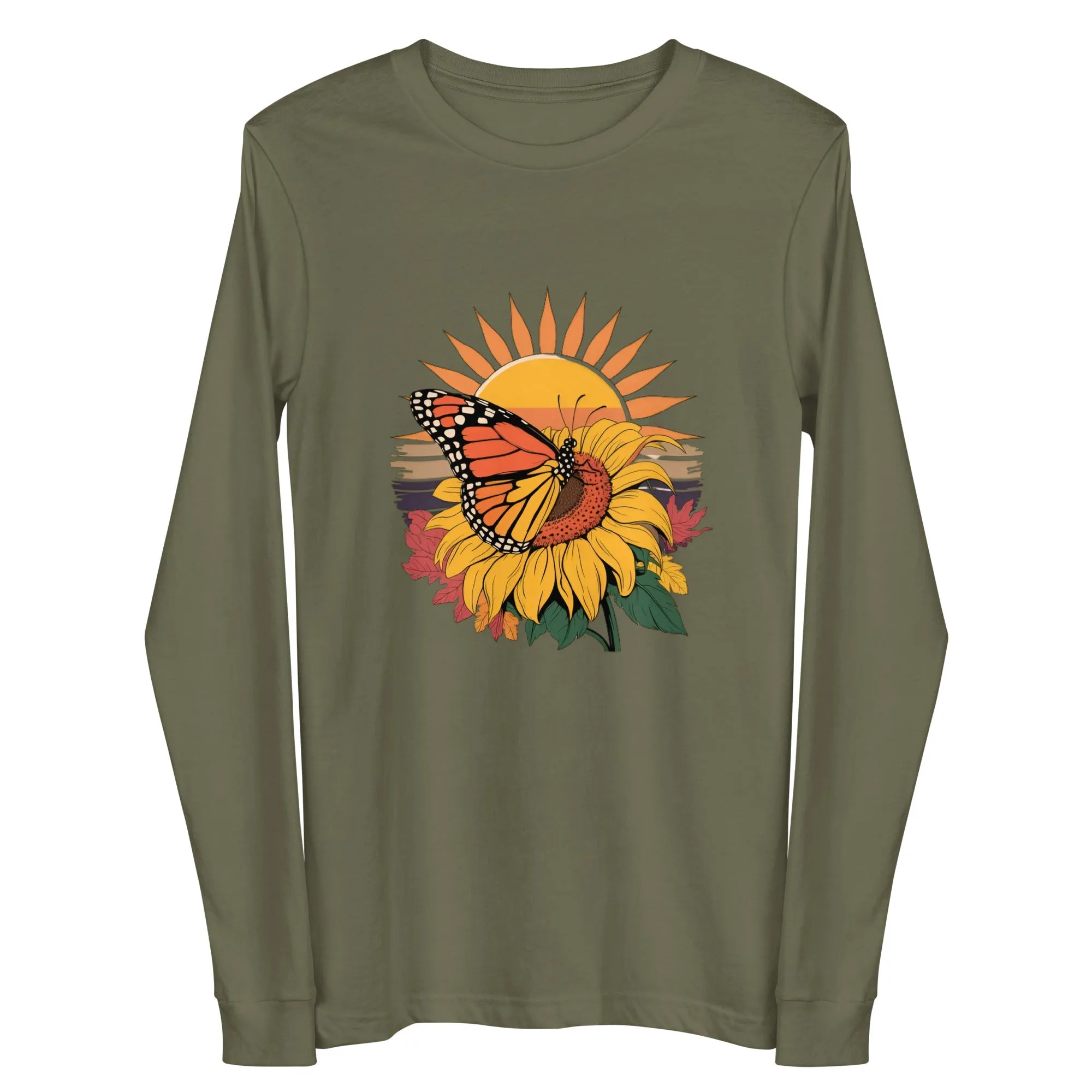 Autumn Butterfly Women's Long Sleeve Tee