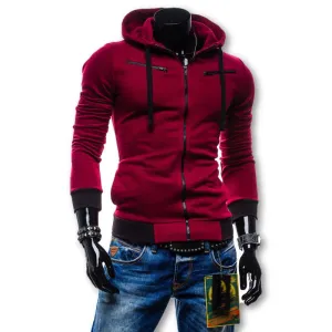 Autumn Cardigan Men Hoodies Jacket Brand Clothing Fashion Hoodies Man Casual Slim Hoody Sweatshirt Sportswear Zipper Hoodie