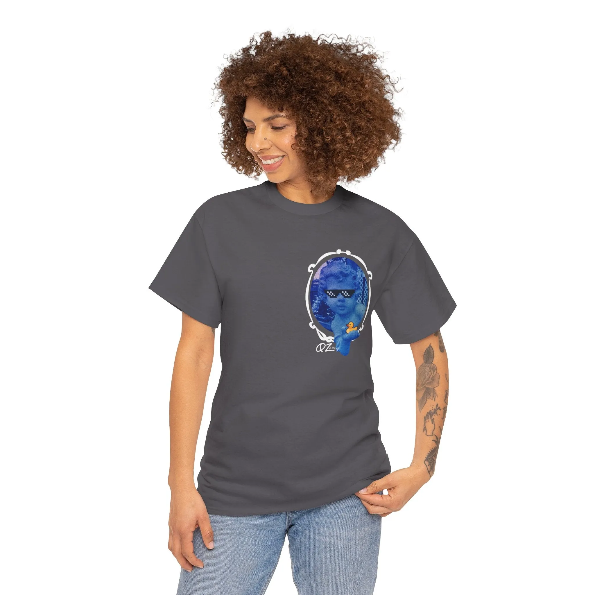 Baby Blue Cotton Tee