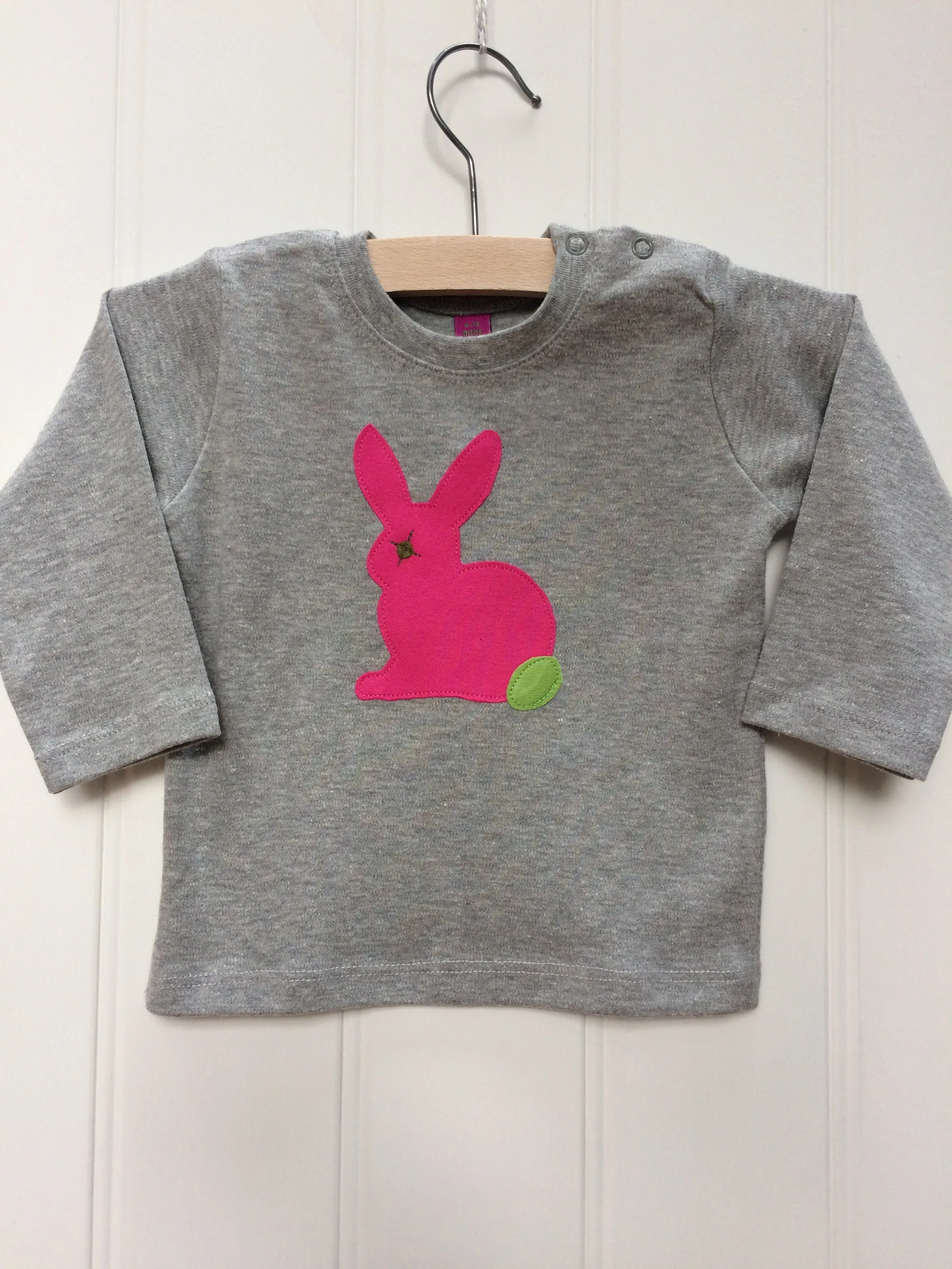 Baby Rabbit - Long Sleeved T-shirt - Grey