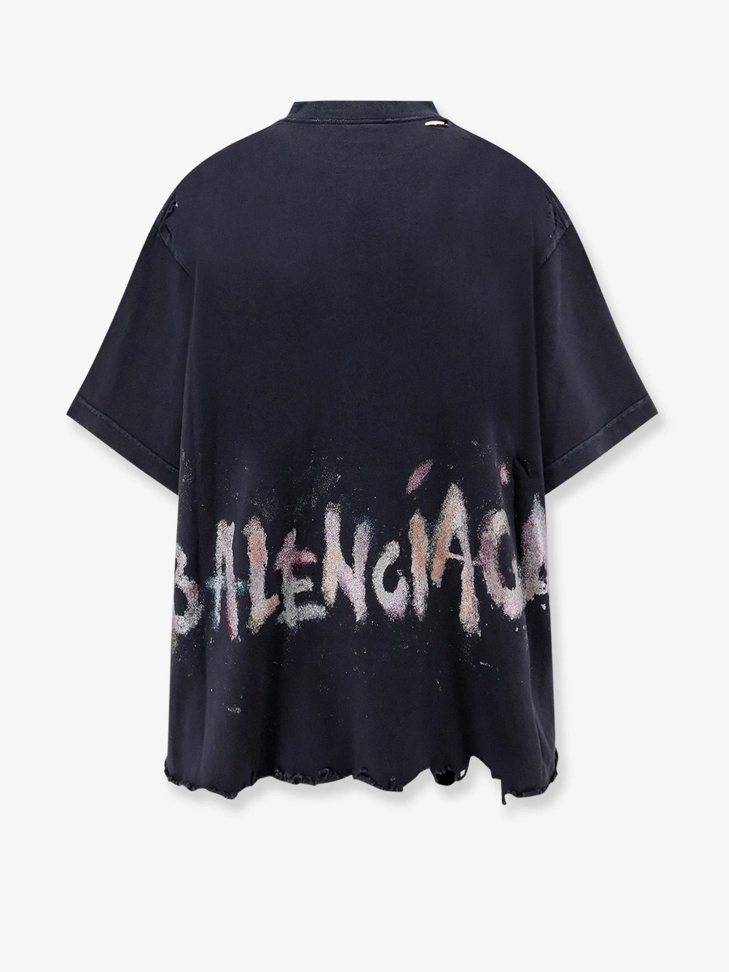 Balenciaga Cotton T Shirt With Balenciaga Bb Classic Logo