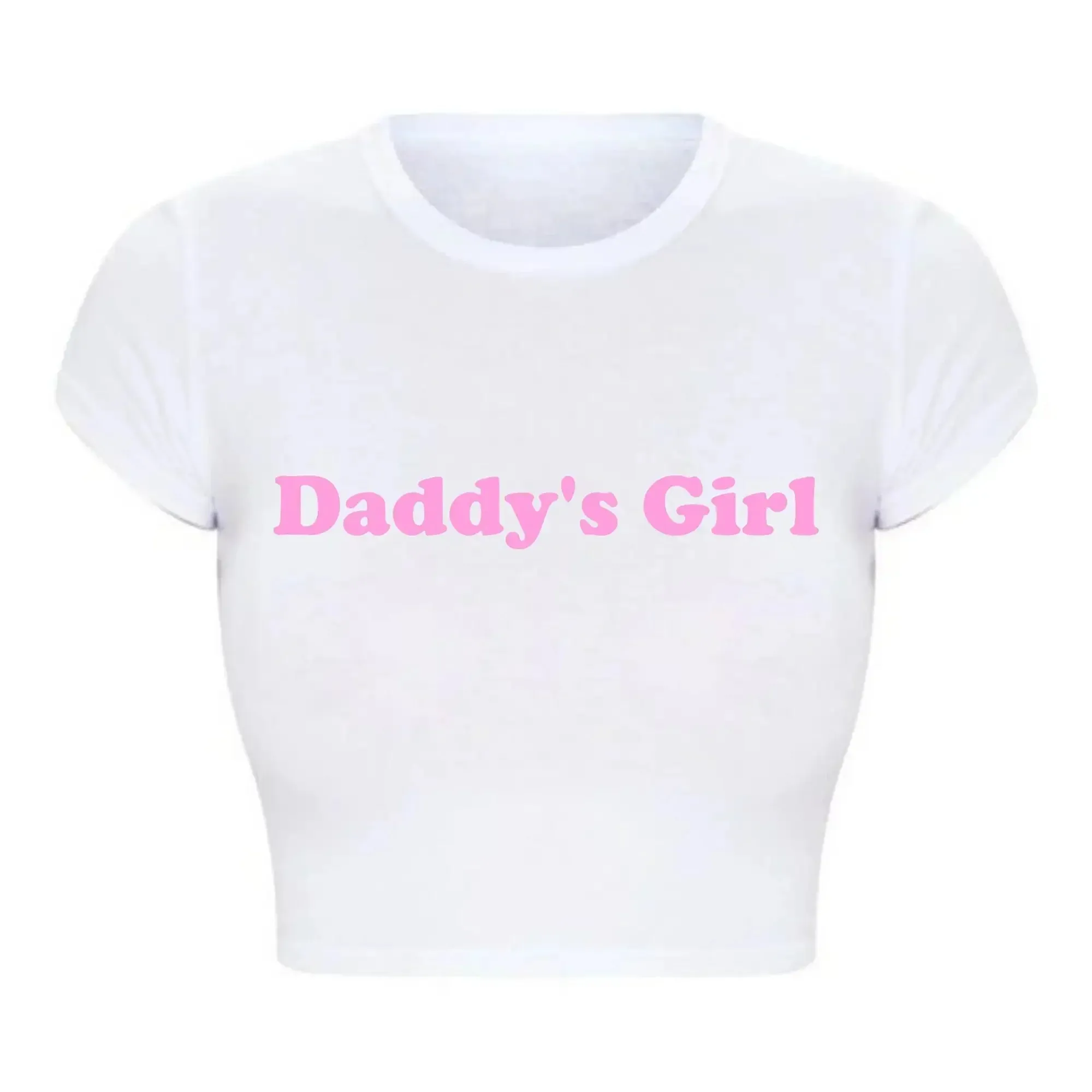 Basic Daddy's Girl Cropped Tee