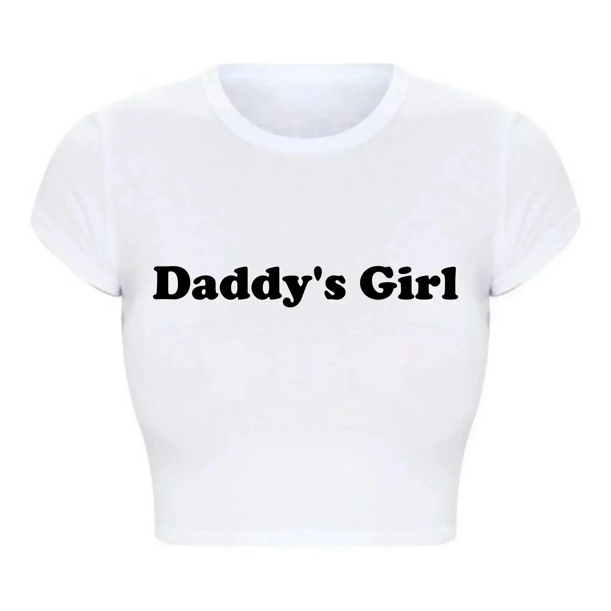 Basic Daddy's Girl Cropped Tee