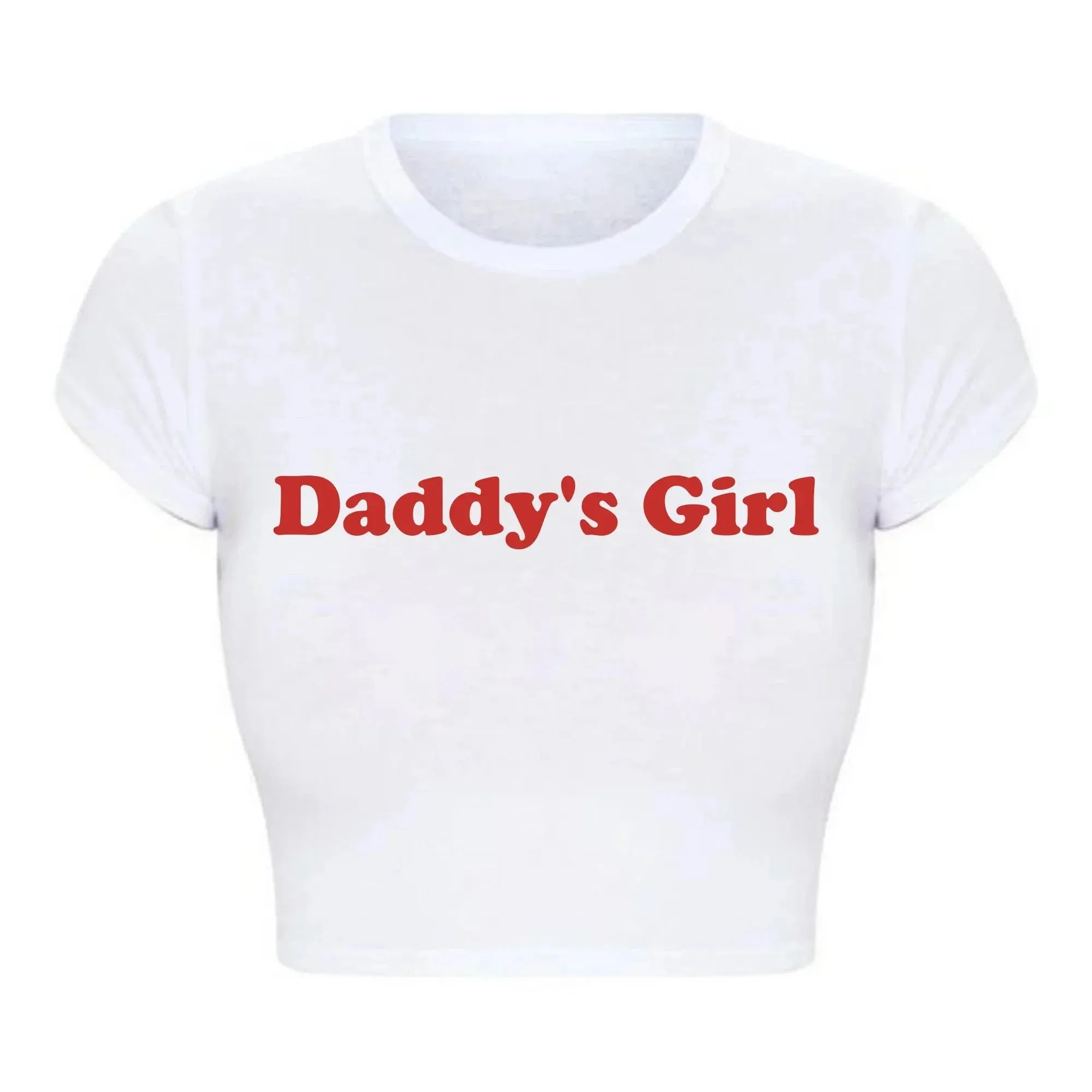 Basic Daddy's Girl Cropped Tee