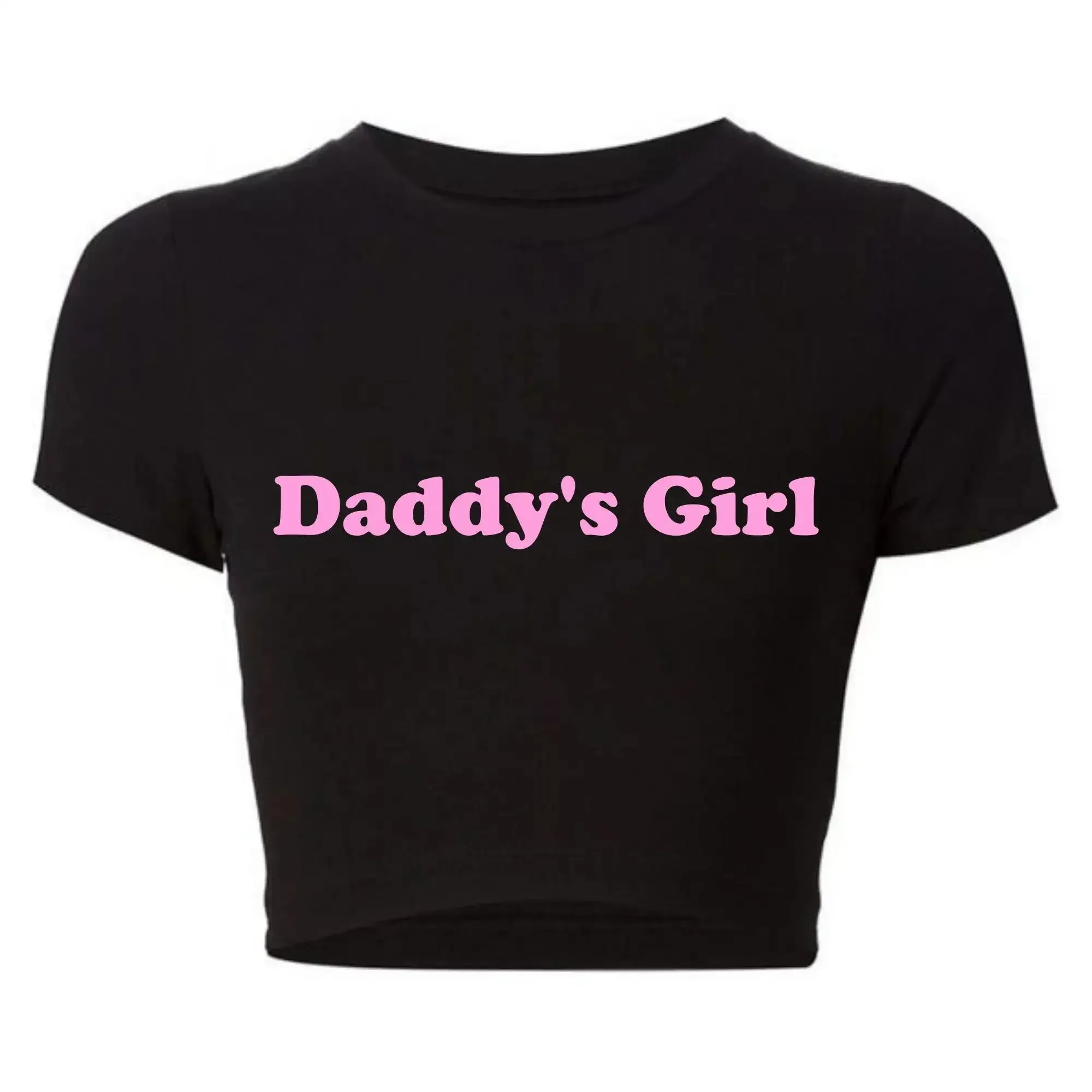 Basic Daddy's Girl Cropped Tee