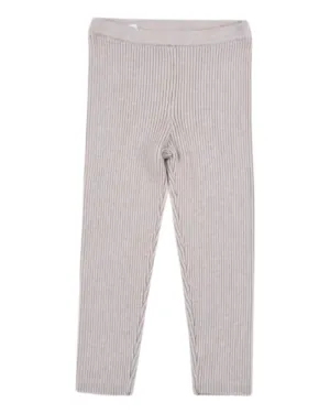 Basic Leggings with Ridged Lines Texture