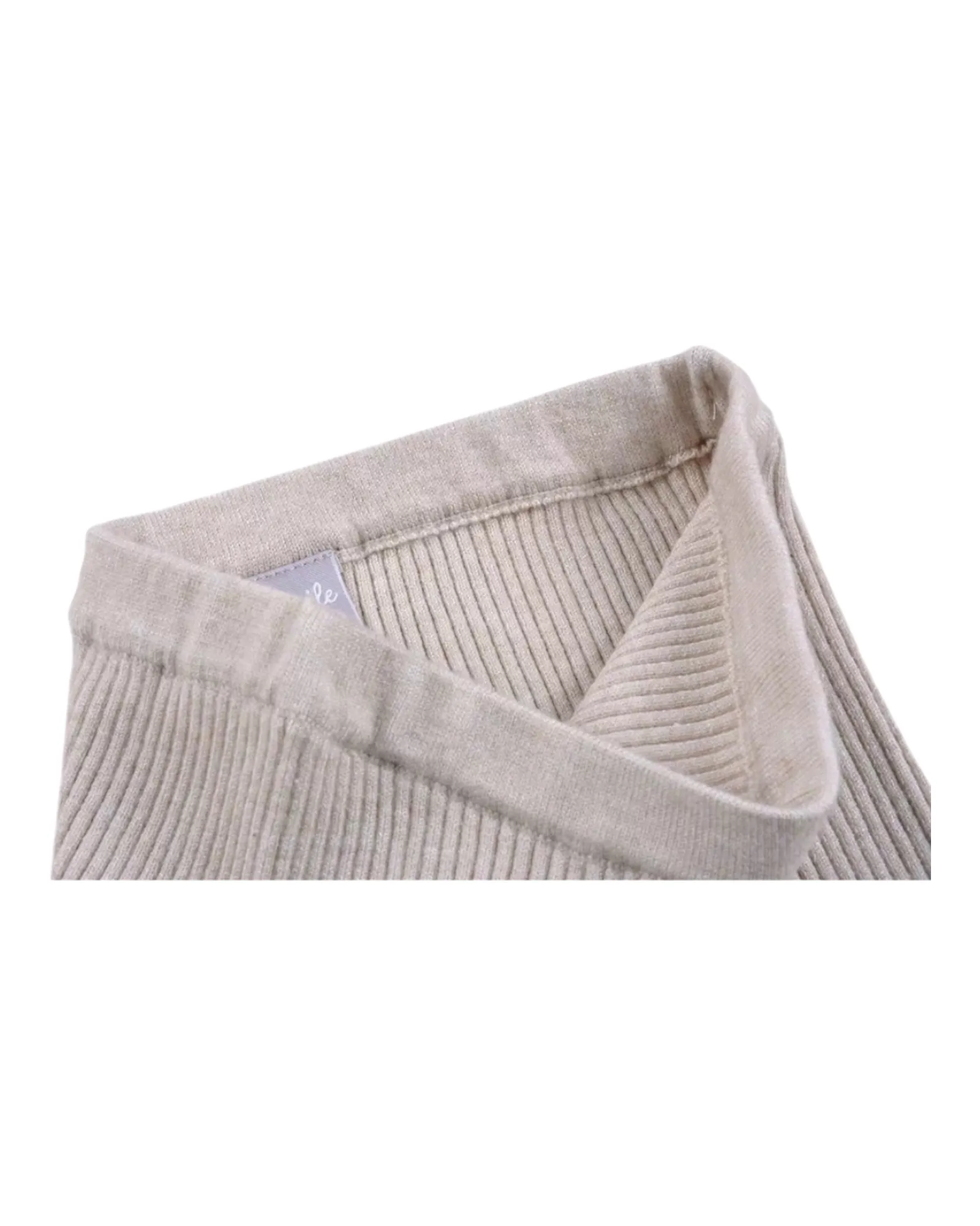 Basic Leggings with Ridged Lines Texture