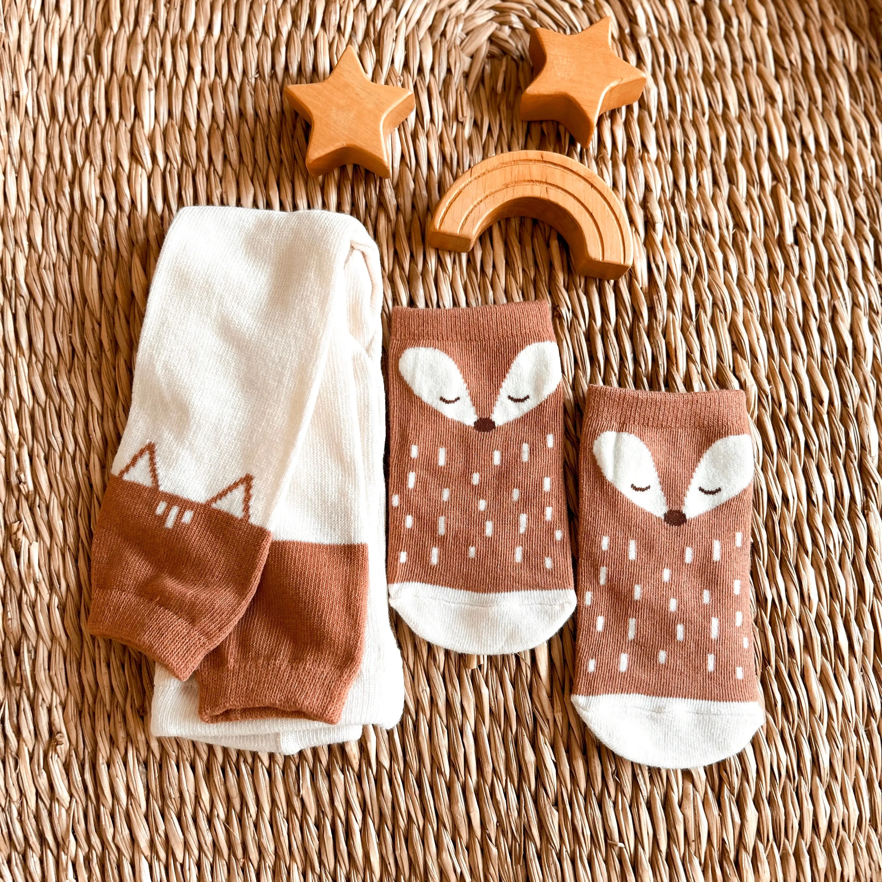 Bebe Fox Leggings   Socks Set