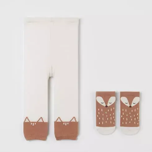 Bebe Fox Leggings   Socks Set