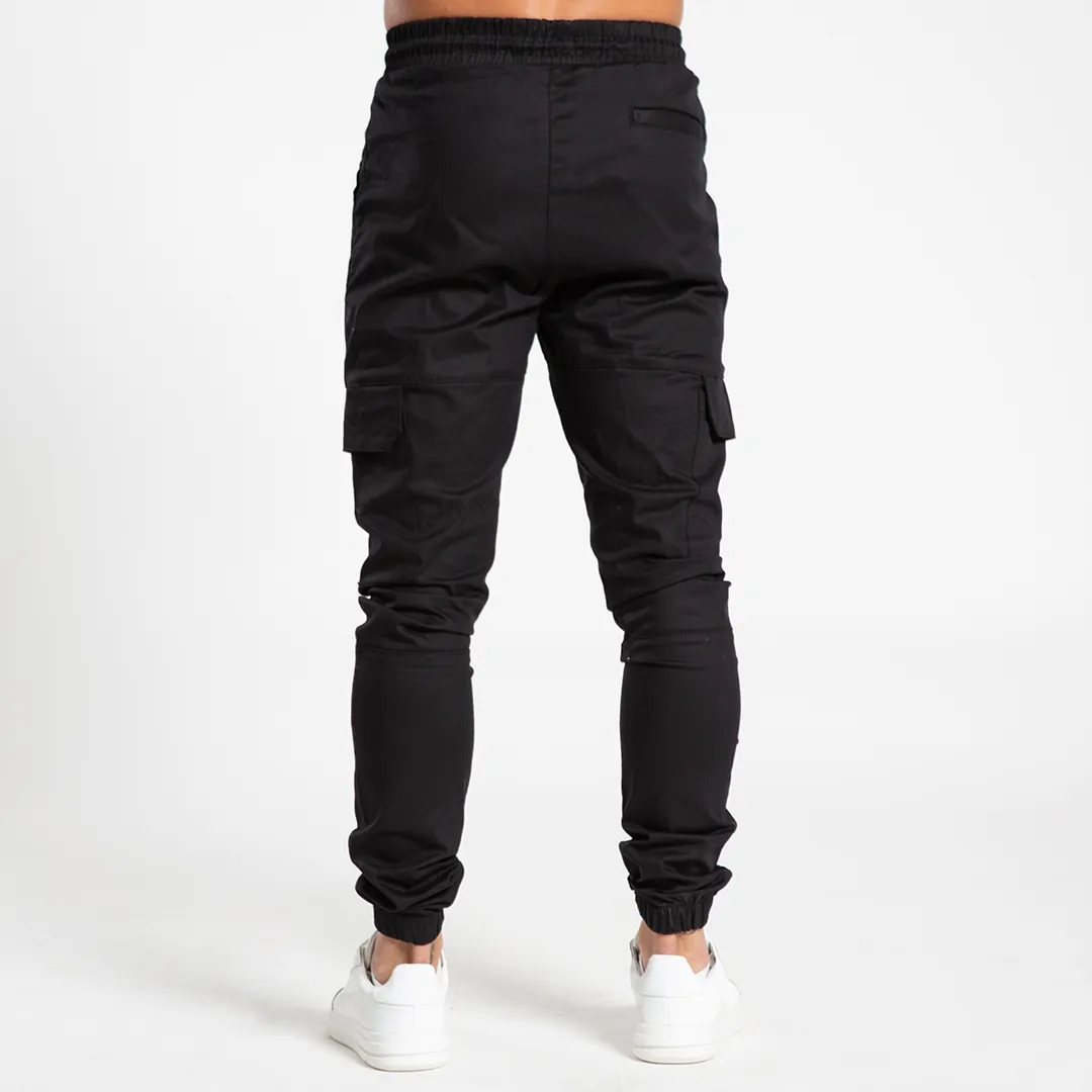 Bee Inspired Lyndon Cargo Pants Black