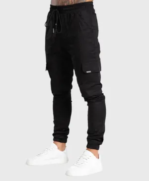 Bee Inspired Lyndon Cargo Pants Black