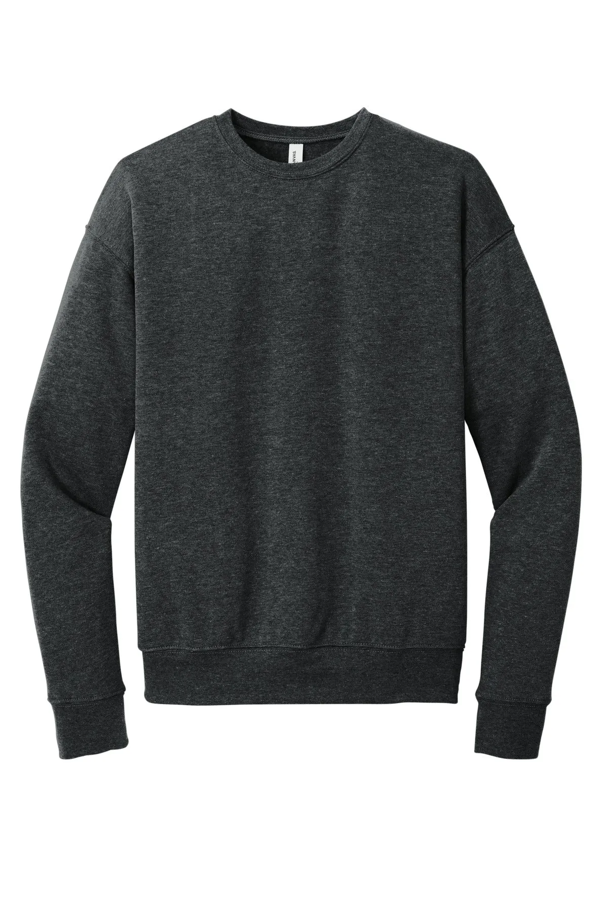 BELLA CANVAS  Unisex Sponge Fleece Drop Shoulder Sweatshirt. BC3945 Dark Grey Heather