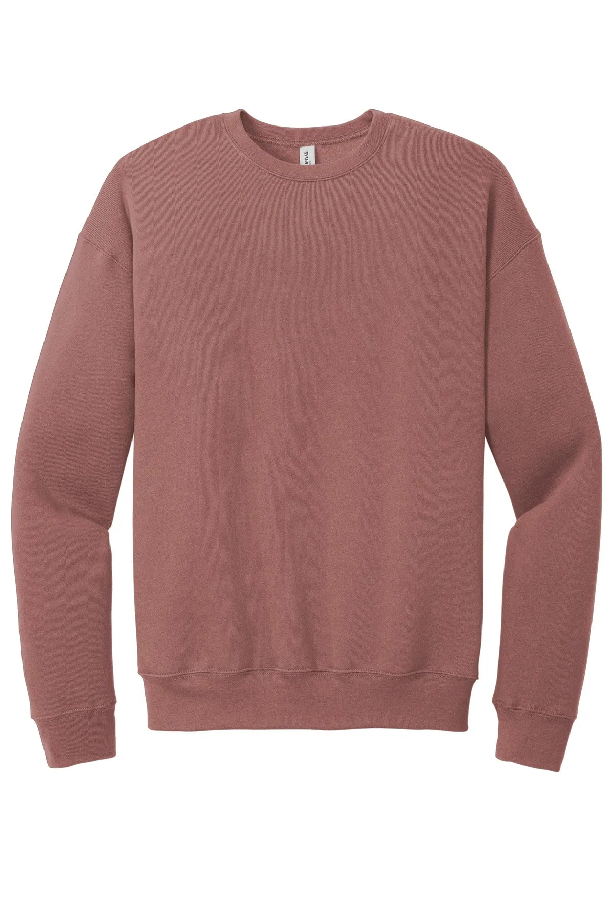 BELLA CANVAS  Unisex Sponge Fleece Drop Shoulder Sweatshirt. BC3945 Mauve