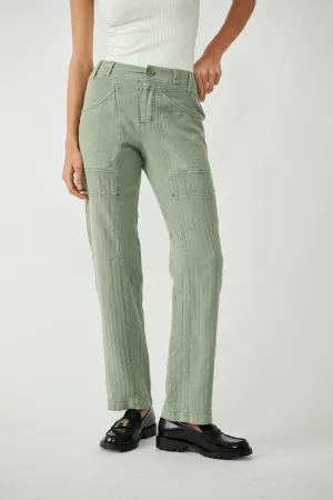 Big Hit Slouch Pant Oil Green