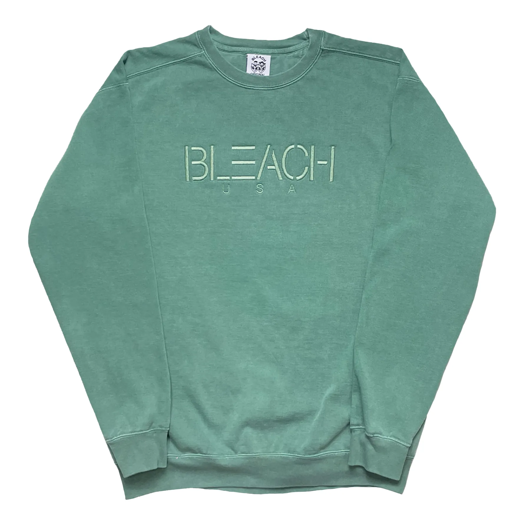 Bisprit Garment Dyed Sweatshirt - Light Green