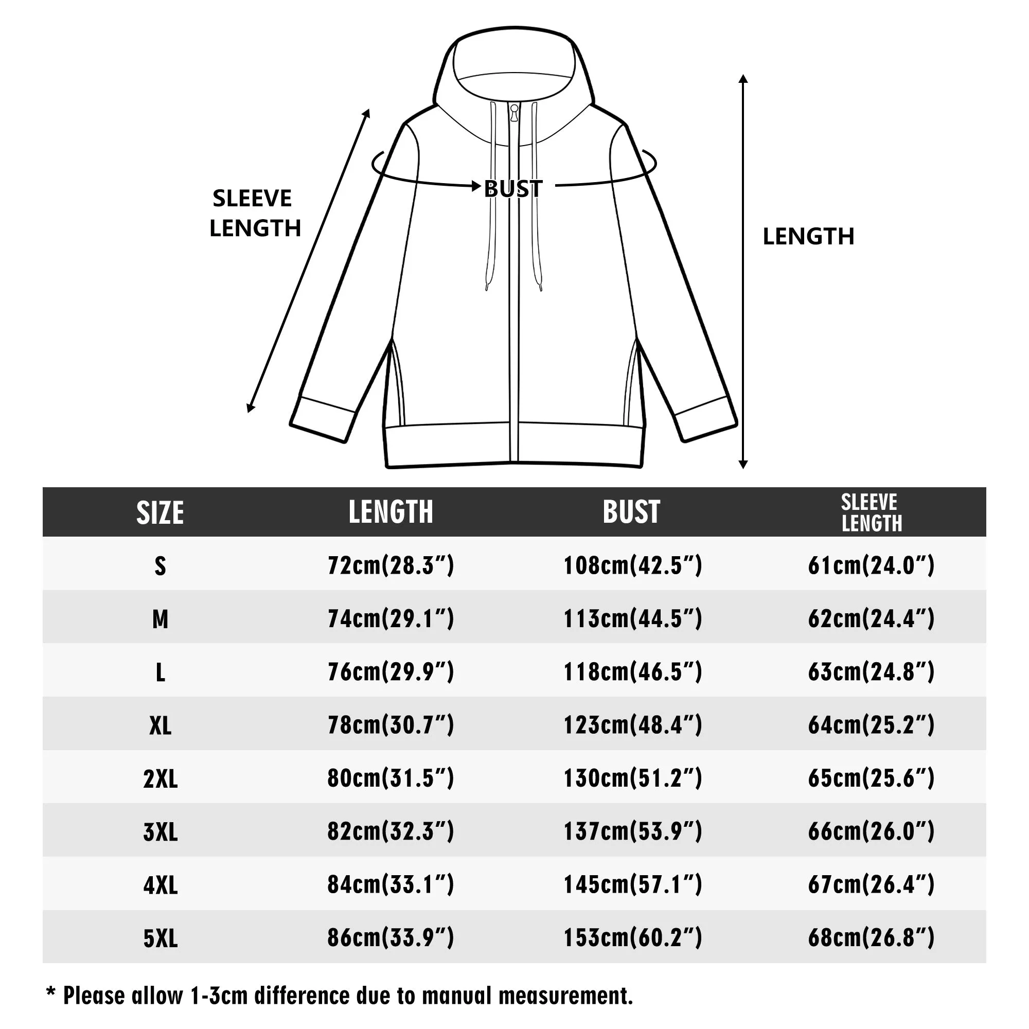 Black and Gold Tiger Graphic Gemstone Colored Fearless Graphic Full Zip Turtleneck Hoodie Streetwear