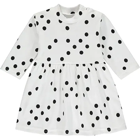 Black and White Polka Dot Dress (Retired)